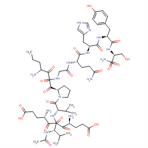 393512-85-1  L-Serinamide,N-acetyl-L-a-glutamyl-L-a-glutamyl-L-valyl-L-valyl-L-prolyl-(3S)-3-amino-2-oxohexanoylglycyl-L-glutaminyl-D-histidyl-L-tyrosyl-