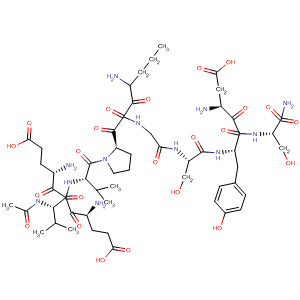 393513-04-7  L-Serinamide,N-acetyl-L-a-glutamyl-L-a-glutamyl-L-valyl-L-valyl-L-prolyl-(3S)-3-amino-2-oxohexanoylglycyl-D-seryl-L-a-aspartyl-L-tyrosyl-
