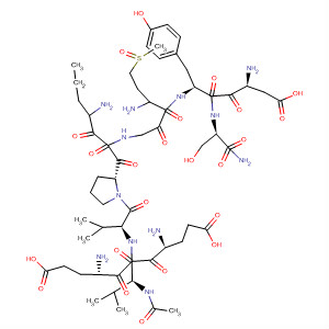 393513-10-5  L-Serinamide,N-acetyl-L-a-glutamyl-L-a-glutamyl-L-valyl-L-valyl-L-prolyl-(3S)-3-amino-2-oxohexanoylglycyl-(2R)-2-amino-4-(methylsulfinyl)butanoyl-D-a-aspartyl-L-tyrosyl-