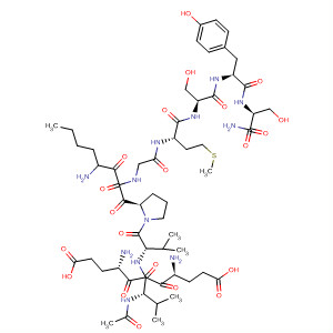 393513-13-8  L-Serinamide,N-acetyl-L-a-glutamyl-L-a-glutamyl-L-valyl-L-valyl-L-prolyl-(3S)-3-amino-2-oxoheptanoylglycyl-L-methionyl-L-seryl-L-tyrosyl-