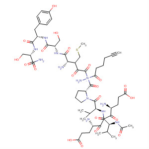 393513-16-1  L-Serinamide,N-acetyl-L-a-glutamyl-L-a-glutamyl-L-valyl-L-valyl-L-prolyl-3-amino-2-oxo-5-hexynoylglycyl-L-methionyl-L-seryl-L-tyrosyl-