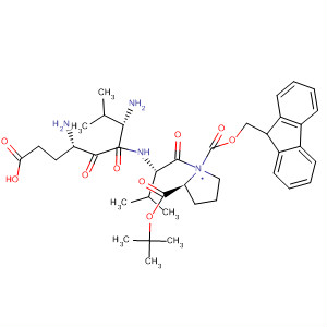 393513-20-7  L-Proline,N-[(9H-fluoren-9-ylmethoxy)carbonyl]-L-a-glutamyl-L-valyl-L-valyl-,1-(1,1-dimethylethyl) ester
