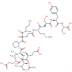 393513-24-1  L-Serine,N-acetyl-L-a-glutamyl-L-a-glutamyl-L-valyl-L-valyl-L-prolyl-(3S)-3-amino-2-oxohexanoylglycyl-L-methionyl-L-seryl-L-tyrosyl-