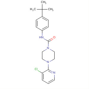 393514-24-4  1-Piperazinecarboxamide,4-(3-chloro-2-pyridinyl)-N-[4-(1,1-dimethylethyl)phenyl]-