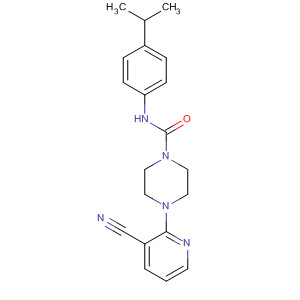 393515-65-6  1-Piperazinecarboxamide,4-(3-cyano-2-pyridinyl)-N-[4-(1-methylethyl)phenyl]-
