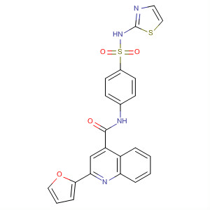 380310-48-5  4-Quinolinecarboxamide,2-(2-furanyl)-N-[4-[(2-thiazolylamino)sulfonyl]phenyl]-