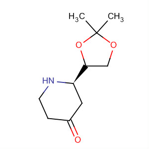 380415-26-9  4-Piperidinone, 2-[(4S)-2,2-dimethyl-1,3-dioxolan-4-yl]-, (2R)-