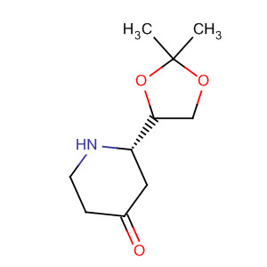 380415-27-0  4-Piperidinone, 2-[(4S)-2,2-dimethyl-1,3-dioxolan-4-yl]-, (2S)-