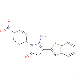 380432-34-8  2H-Pyrrol-2-one,5-amino-4-(2-benzothiazolyl)-1,3-dihydro-1-(4-nitrophenyl)-