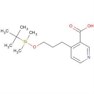 380830-46-6  3-Pyridinecarboxylic acid,4-[3-[[(1,1-dimethylethyl)dimethylsilyl]oxy]propyl]-