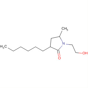 38084-72-9  2-Pyrrolidinone, 3-hexyl-1-(2-hydroxyethyl)-5-methyl-