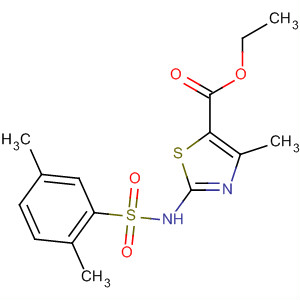 380878-60-4  5-Thiazolecarboxylic acid,2-[[(2,5-dimethylphenyl)sulfonyl]amino]-4-methyl-, ethyl ester