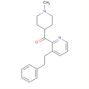 38093-13-9  Methanone, (1-methyl-4-piperidinyl)[3-(2-phenylethyl)-2-pyridinyl]-