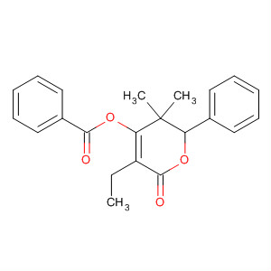 381181-30-2  2H-Pyran-2-one,4-(benzoyloxy)-3-ethyl-5,6-dihydro-5,5-dimethyl-6-phenyl-