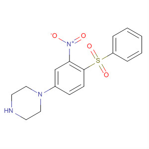 381666-57-5  Piperazine, 1-[3-nitro-4-(phenylsulfonyl)phenyl]-