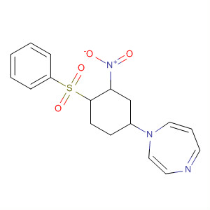 381666-72-4  1H-1,4-Diazepine, hexahydro-1-[3-nitro-4-(phenylsulfonyl)phenyl]-