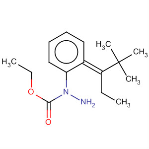 381730-33-2  Hydrazinecarboxylic acid, (1-ethyl-2,2-dimethylpropylidene)phenyl-,ethyl ester, (2E)-