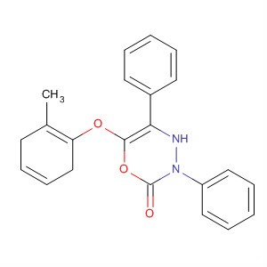 381730-35-4  2H-1,3,4-Oxadiazin-2-one,3,6-dihydro-6-(2-methylphenoxy)-3,5-diphenyl-