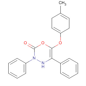 381730-36-5  2H-1,3,4-Oxadiazin-2-one,3,6-dihydro-6-(4-methylphenoxy)-3,5-diphenyl-