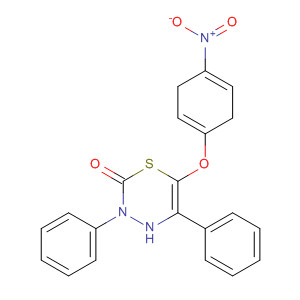 381730-63-8  2H-1,3,4-Thiadiazin-2-one,3,6-dihydro-6-(4-nitrophenoxy)-3,5-diphenyl-