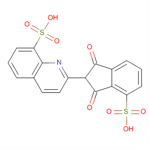 382657-09-2  8-Quinolinesulfonic acid,2-(2,3-dihydro-1,3-dioxo-4-sulfo-1H-inden-2-yl)-