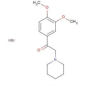 38285-27-7  Ethanone, 1-(3,4-dimethoxyphenyl)-2-(1-piperidinyl)-, hydrobromide