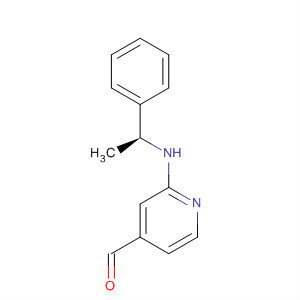 383426-38-8  4-Pyridinecarboxaldehyde, 2-[[(1S)-1-phenylethyl]amino]-