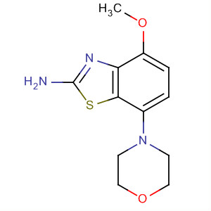 383865-57-4  2-Benzothiazolamine, 4-methoxy-7-(4-morpholinyl)-