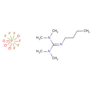 384347-72-2  Phosphate(1-), hexafluoro-, hydrogen, compd. withN''-butyl-N,N,N',N'-tetramethylguanidine (1:1)