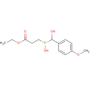 384357-69-1  Propanoic acid,3-[hydroxy[hydroxy(4-methoxyphenyl)methyl]phosphinyl]-, ethyl ester