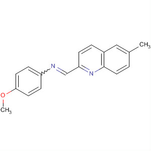 38439-66-6  Benzenamine, 4-methoxy-N-[(6-methyl-2-quinolinyl)methylene]-