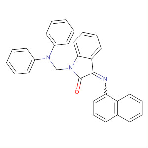 384818-52-4  2H-Indol-2-one,1-[(diphenylamino)methyl]-1,3-dihydro-3-(1-naphthalenylimino)-