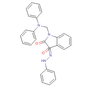 384818-56-8  1H-Indole-2,3-dione, 1-[(diphenylamino)methyl]-, 3-(phenylhydrazone)