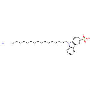 38517-36-1  9H-Carbazole-3-sulfonic acid, 9-hexadecyl-, sodium salt