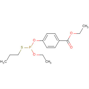 38528-17-5  Benzoic acid, 4-[[ethoxy(propylthio)phosphinyl]oxy]-, ethyl ester