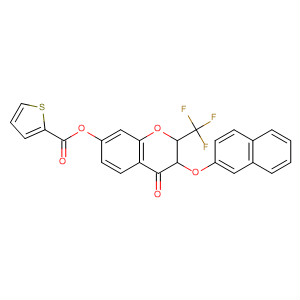 385372-96-3  2-Thiophenecarboxylic acid,3-(2-naphthalenyloxy)-4-oxo-2-(trifluoromethyl)-4H-1-benzopyran-7-ylester