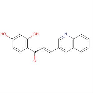 385810-11-7  2-Propen-1-one, 1-(2,4-dihydroxyphenyl)-3-(3-quinolinyl)-