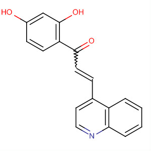 385810-15-1  2-Propen-1-one, 1-(2,4-dihydroxyphenyl)-3-(4-quinolinyl)-