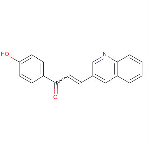 385810-17-3  2-Propen-1-one, 1-(4-hydroxyphenyl)-3-(3-quinolinyl)-
