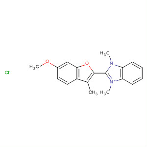 38582-05-7  1H-Benzimidazolium,2-(6-methoxy-3-methyl-2-benzofuranyl)-1,3-dimethyl-, chloride 38582-05-7  1H-Benzimidazolium,2-(6-methoxy-3-methyl-2-benzofuranyl)-1,3-dimethyl-, chloride