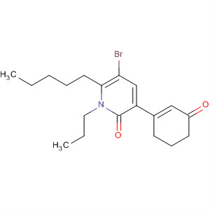 385826-18-6  2(1H)-Pyridinone,5-bromo-3-(3-oxo-1-cyclohexen-1-yl)-6-pentyl-1-propyl-