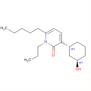 385826-22-2  2(1H)-Pyridinone, 3-[(1R,3R)-3-hydroxycyclohexyl]-6-pentyl-1-propyl-,rel-