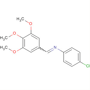 38608-20-7  Benzenamine, 4-chloro-N-[(3,4,5-trimethoxyphenyl)methylene]-