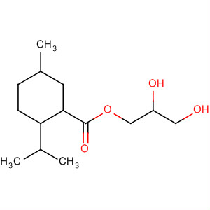 38706-03-5  Cyclohexanecarboxylic acid, 5-methyl-2-(1-methylethyl)-,2,3-dihydroxypropyl ester