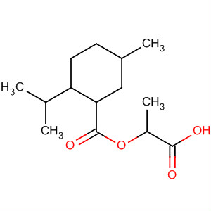 38706-06-8  Cyclohexanecarboxylic acid, 5-methyl-2-(1-methylethyl)-, 1-carboxyethylester