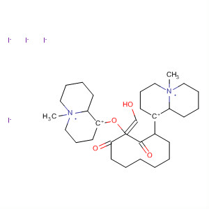 38734-32-6  2H-Quinolizinium,1,1'-[(1,9-dioxo-1,9-nonanediyl)bis(oxymethylene)]bis[octahydro-5-methyl-, diiodide