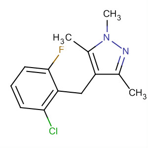 387352-95-6  1H-Pyrazole, 4-[(2-chloro-6-fluorophenyl)methyl]-1,3,5-trimethyl-