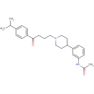 387826-45-1  Acetamide,N-[3-[1-[4-[4-(1-methylethyl)phenyl]-4-oxobutyl]-4-piperidinyl]phenyl]-