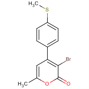 387866-31-1  2H-Pyran-2-one, 3-bromo-6-methyl-4-[4-(methylthio)phenyl]-