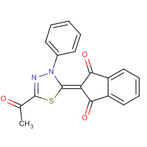 388076-49-1  1H-Indene-1,3(2H)-dione,2-(5-acetyl-3-phenyl-1,3,4-thiadiazol-2(3H)-ylidene)-